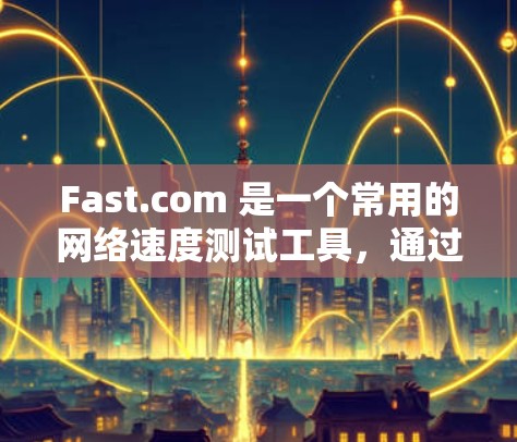 Fast.com 是一个常用的网络速度测试工具，通过它你可以轻松测量自己的互联网连接速度。以下是一些使用 Fast.com 测速的基本教程和技巧