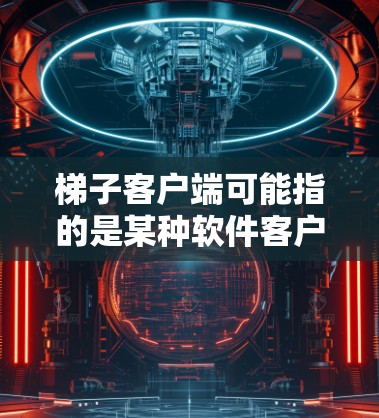 梯子客户端可能指的是某种软件客户端，但具体是哪一个需要明确。根据上下文，梯子通常指的是梯子网络（The梯子网络，Te梯子网络）这是一款网络工具，可能用于匿名网上活动、代理服务器或其他用途