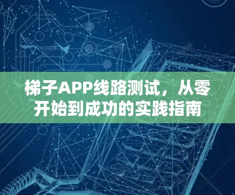梯子APP线路测试，从零开始到成功的实践指南