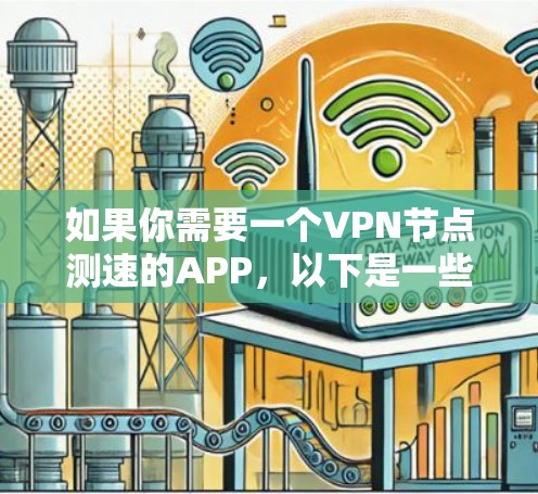 如果你需要一个VPN节点测速的APP，以下是一些可能的方向和建议