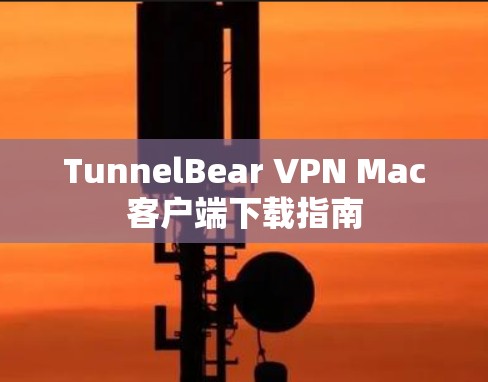 TunnelBear VPN Mac客户端下载指南
