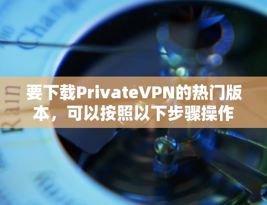 要下载PrivateVPN的热门版本，可以按照以下步骤操作