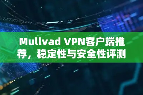 Mullvad VPN客户端推荐，稳定性与安全性评测