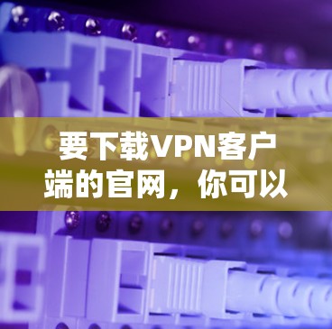 要下载VPN客户端的官网，你可以按照以下步骤操作